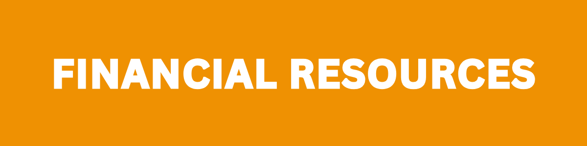Financial Resources on a yellow background